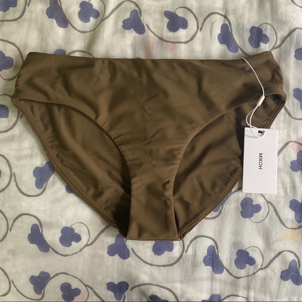 NWT Mikoh Earthy Brown Bikini Bottom